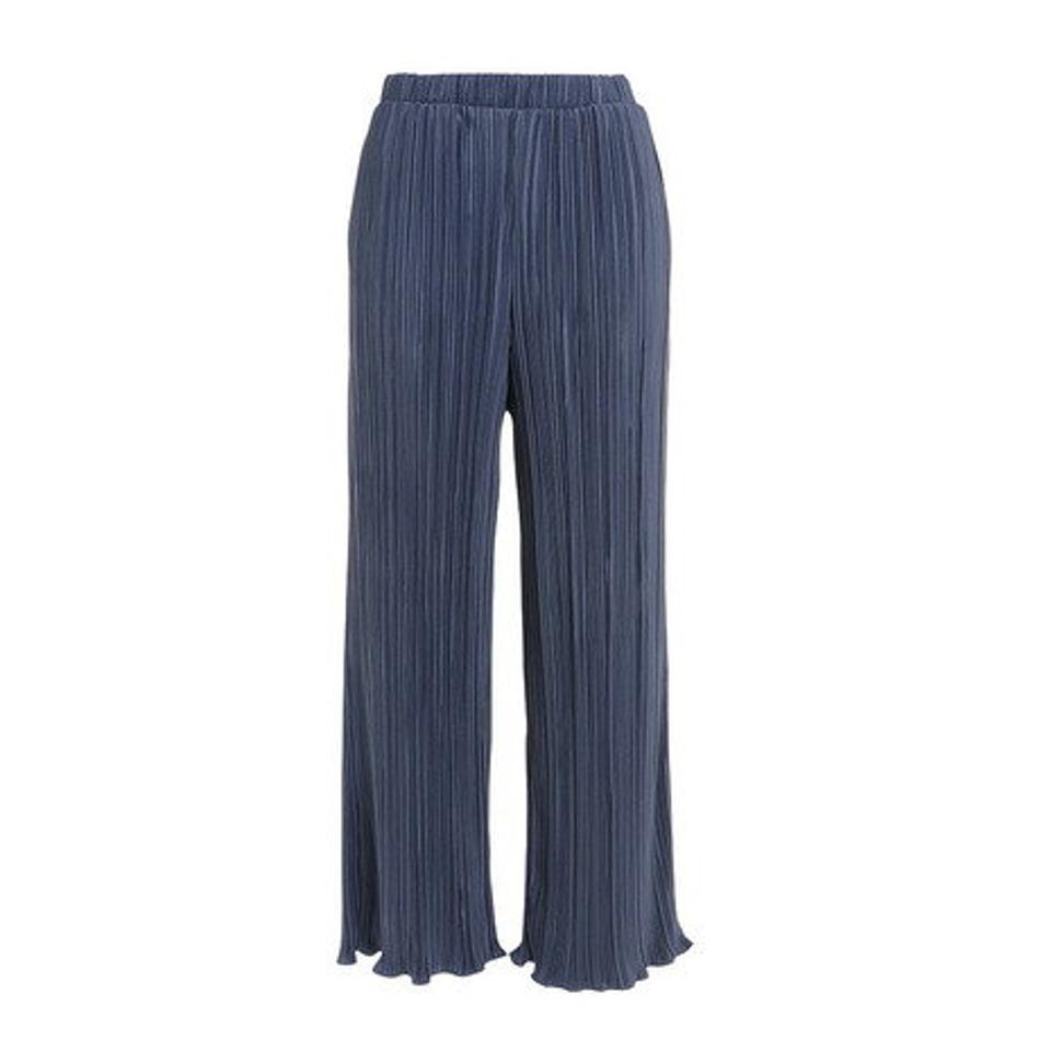 エルケクス(ELKEX)(レディース)リラックスワイドパンツ EKL2SP4198 DBLU