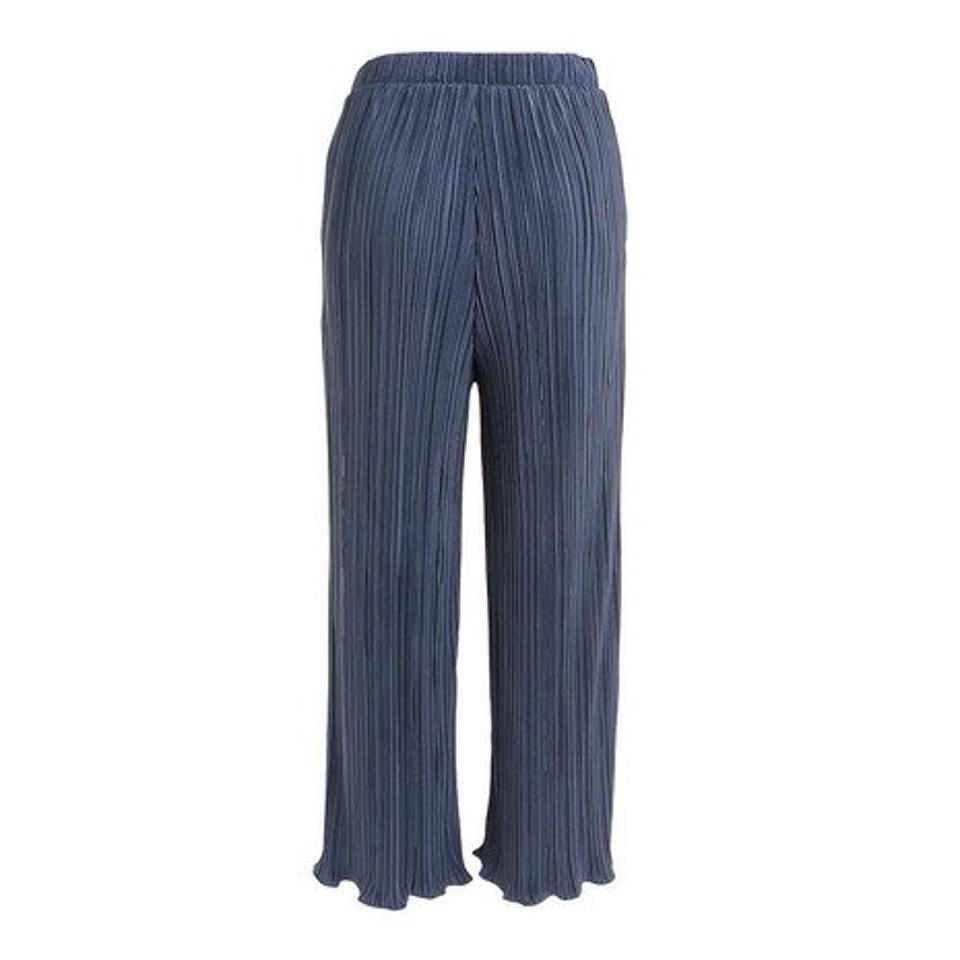 エルケクス(ELKEX)(レディース)リラックスワイドパンツ EKL2SP4198 DBLU