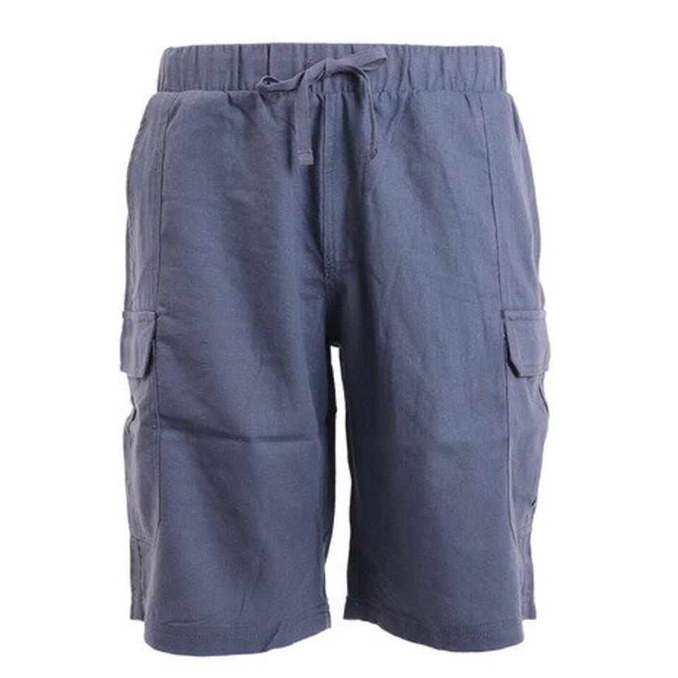 エルケクス(ELKEX)(メンズ)ショートパンツ リネン EKM2S14159 DBLU