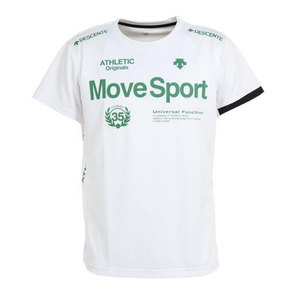 【10%OFFクーポン 12/29まで】デサント(DESCENTE)(メンズ)DRYMESH ショートスリーブシャツ DMMUJA51 WH