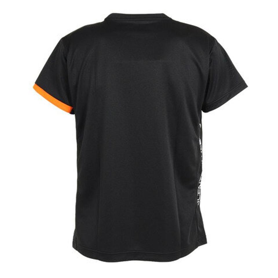 【10%OFFクーポン 12/29まで】デサント(DESCENTE)(メンズ)DRYMESH ショートスリーブシャツ DMMUJA51 BK