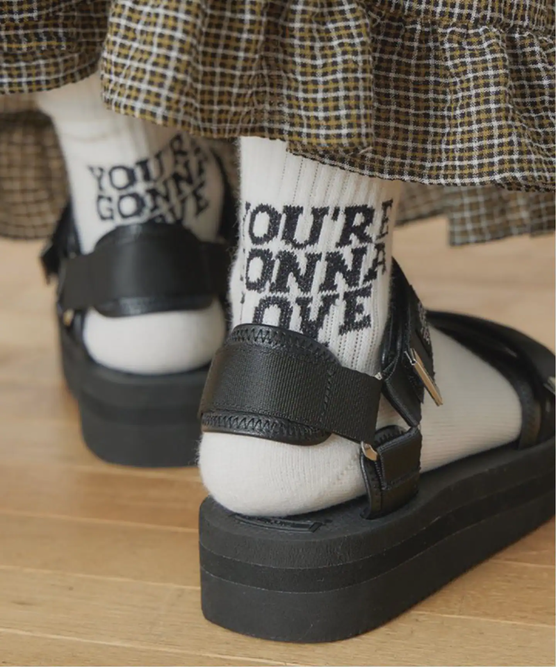 【Shinzone / シンゾーン】LETTER SOCKS（BOICE FROM BAYCREW'S）