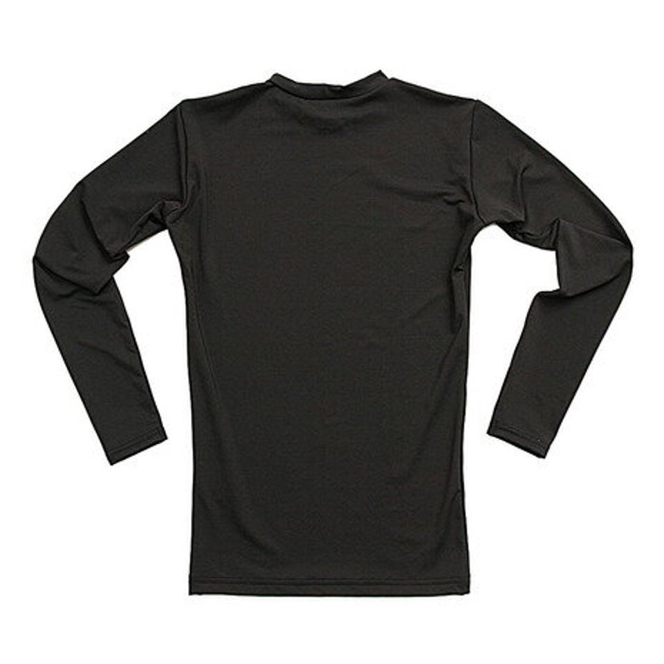 エックスティーエス(XTS) 野球 アンダーシャツ ジュニア ストレッチ 丸首長袖 インナー シャツ 724G6ES4171 黒 (キッズ)