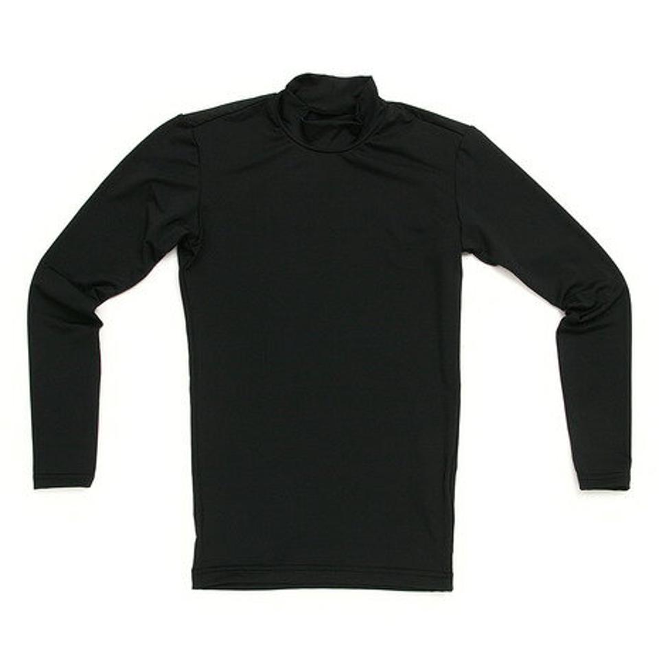 エックスティーエス(XTS) 野球 アンダーシャツ ジュニア ストレッチ ハイネック 長袖 インナー シャツ 724G6ES4170 黒 (キッズ)