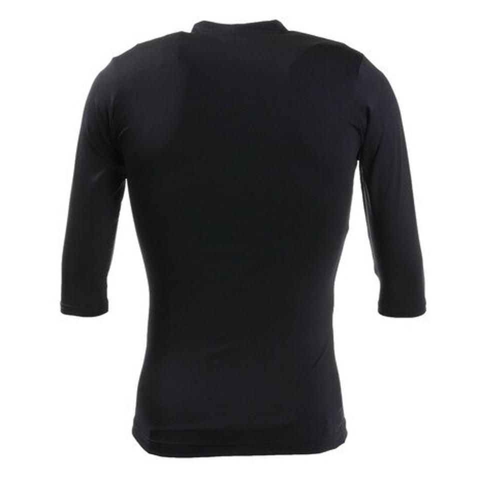 【2点10%OFFクーポン! 24日迄】エックスティーエス(XTS)(メンズ)ストレッチ丸首7分袖アンダーシャツ 723G6ES4169 NVY