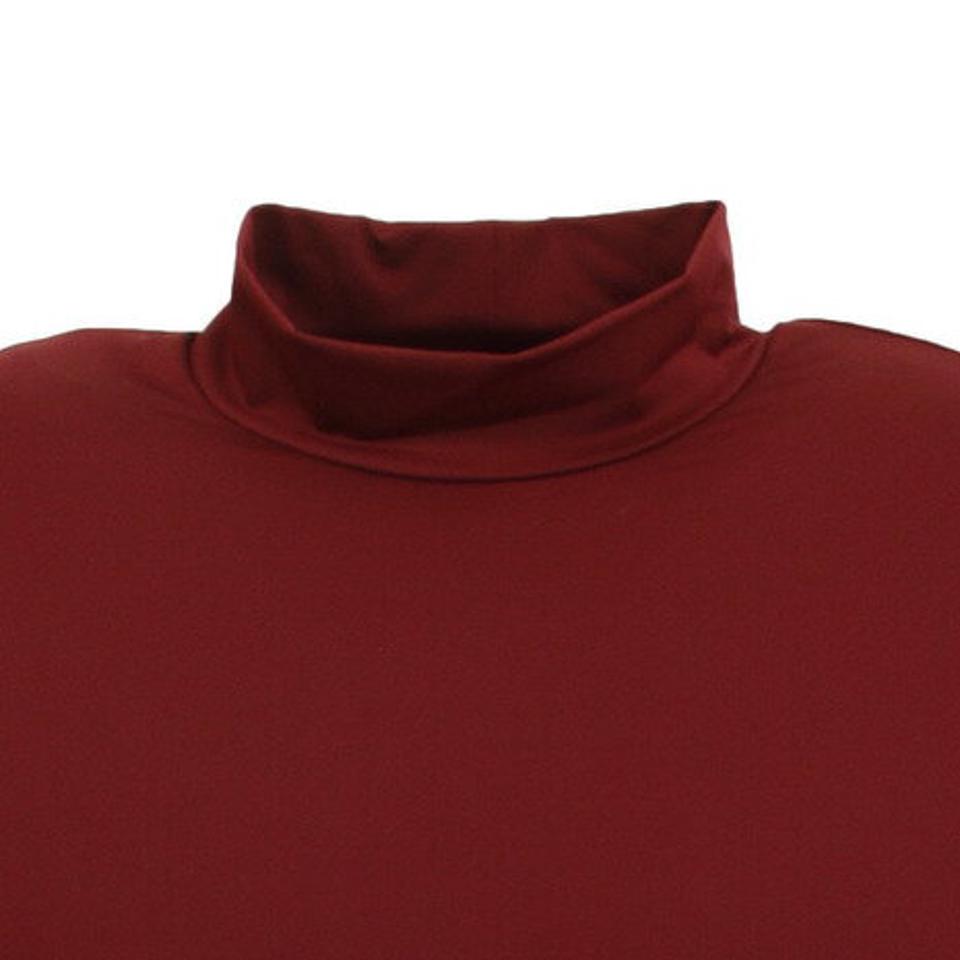 エックスティーエス(XTS) 野球 アンダーシャツ ストレッチ ハイネック 長袖 インナー シャツ 723G6ES4166 ワインレッド (メンズ)