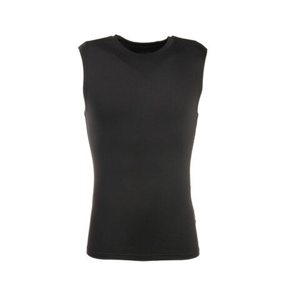 エックスティーエス(XTS)(メンズ)ストレッチ丸首ノースリーブシャツ 723G0ES7673 BLK