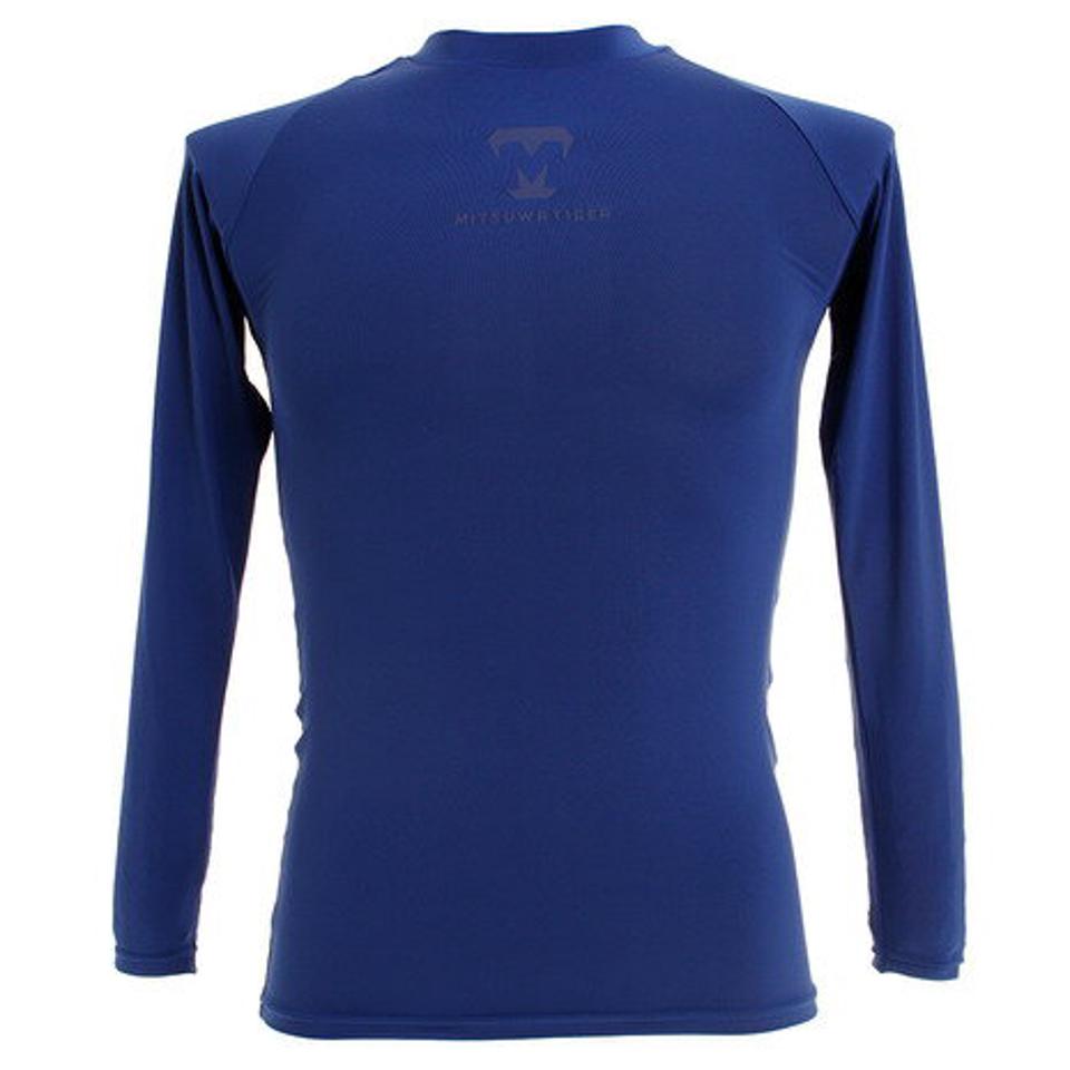 美津和タイガー(mitsuwa-tiger) 野球 アンダーシャツ コンプレッション ラウンドネック 長袖 インナー シャツ UWMTKS-059-040 (メンズ)