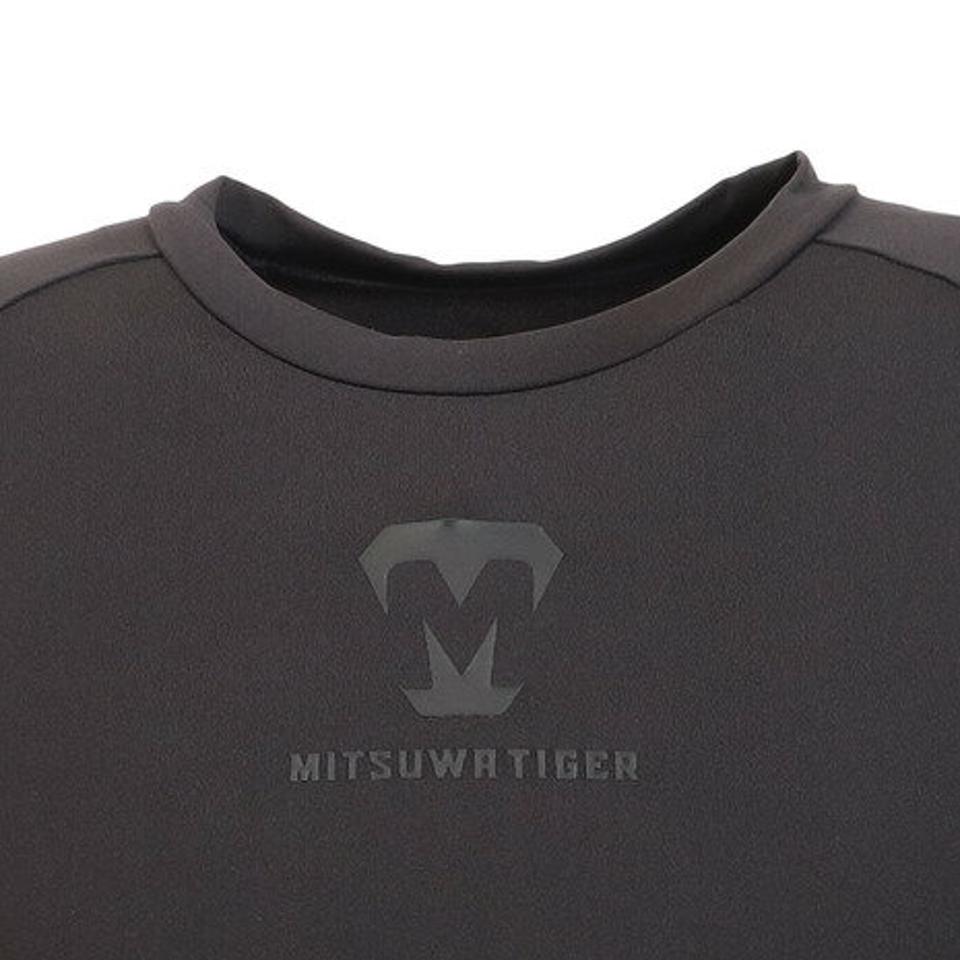 美津和タイガー(mitsuwa-tiger) 野球 アンダーシャツ 半袖 ラウンドネック ショートスリーブ インナー シャツ MT7HSA56-090 (メンズ)