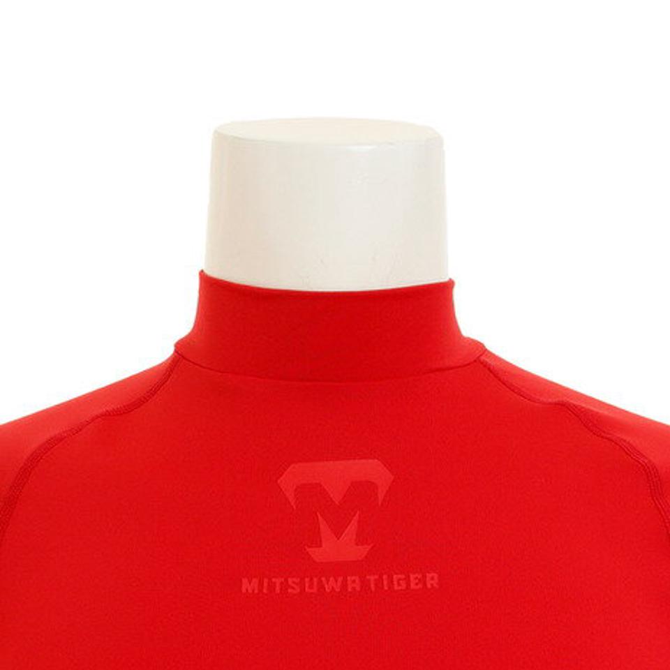 【10/26 10:00〜10/28 23:59迄 エントリー&対象3店舗買い回りで最大P10倍!】美津和タイガー(mitsuwa-tiger) 野球 アンダーシャツ ヒートアンダー ハイネック 長袖 インナー シャツ MT7GSA27-070 防寒 冬用 吸汗速乾 保温 (メンズ)