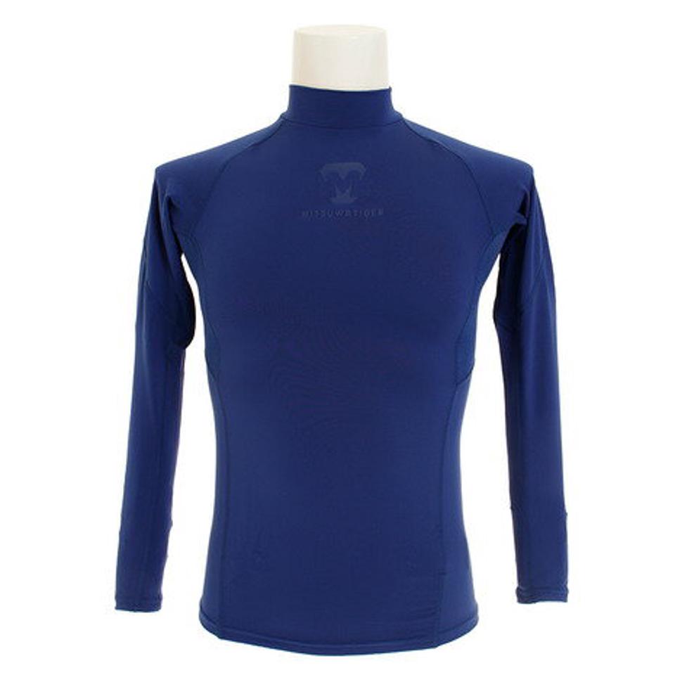 美津和タイガー(mitsuwa-tiger) 野球 アンダーシャツ ヒートアンダー ハイネック 長袖 インナー シャツ MT7GSA27-040 防寒 冬用 吸汗速乾 保温 (メンズ)