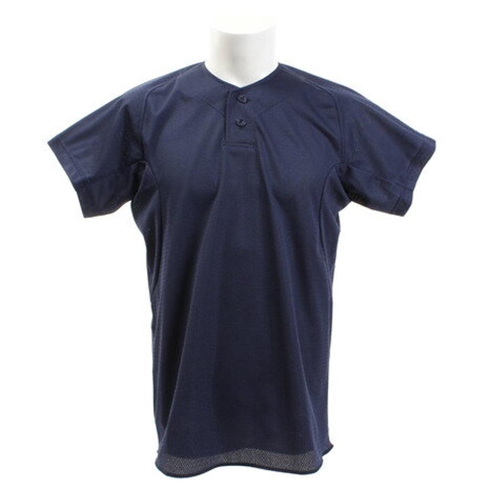 エックスティーエス(XTS) 野球 ユニフォーム 2釦 メッシュシャツ 723G9ES4046 NVY (メンズ)