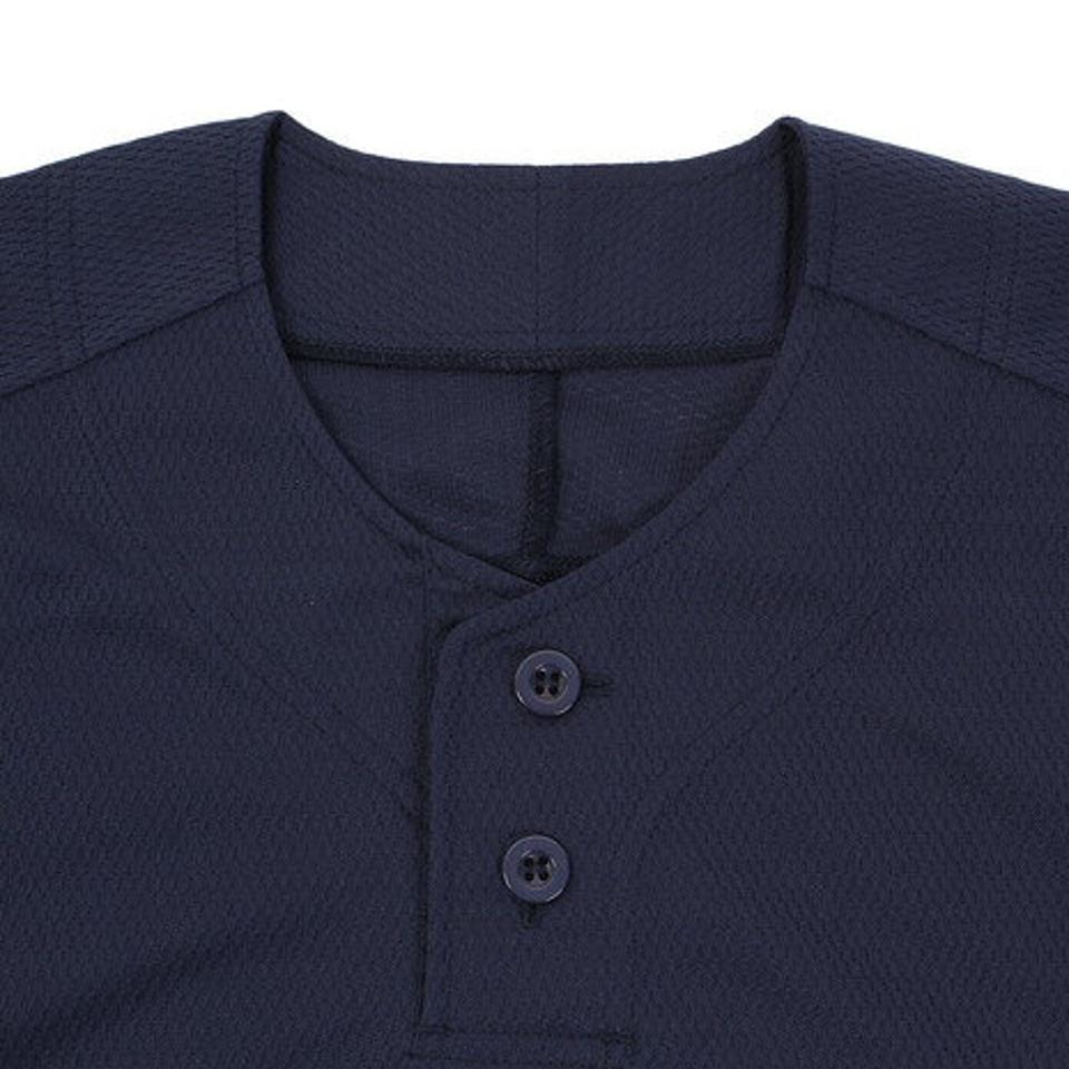 エックスティーエス(XTS) 野球 ユニフォーム 2釦 メッシュシャツ 723G9ES4046 NVY (メンズ)