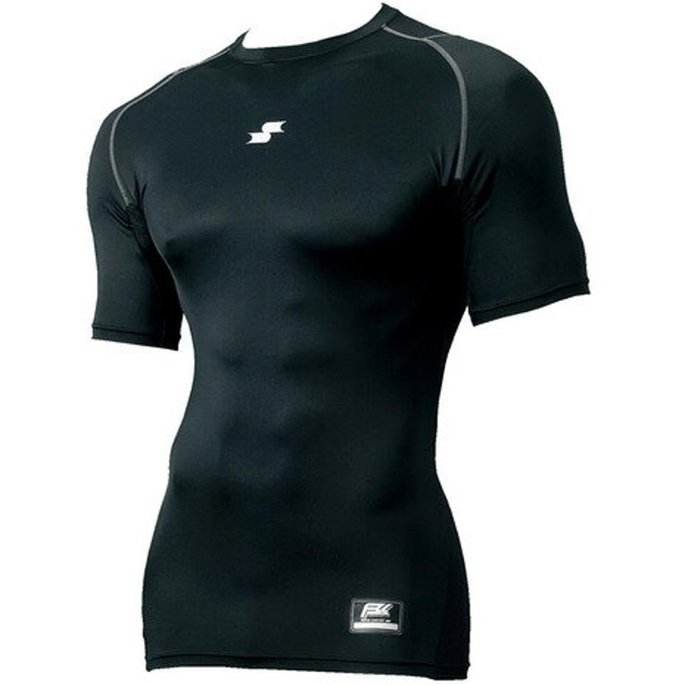 エスエスケイ(SSK)(メンズ)野球 アンダーシャツ 半袖 SCベータ やわらか ローネック フィット インナー シャツ SCB019LH-90