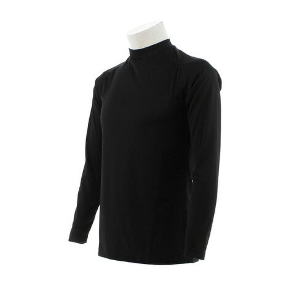 エックスティーエス(XTS) 野球 アンダーシャツ ドライプラス ハイネック 長袖 インナー シャツ 723G5ES5959 黒 (メンズ)