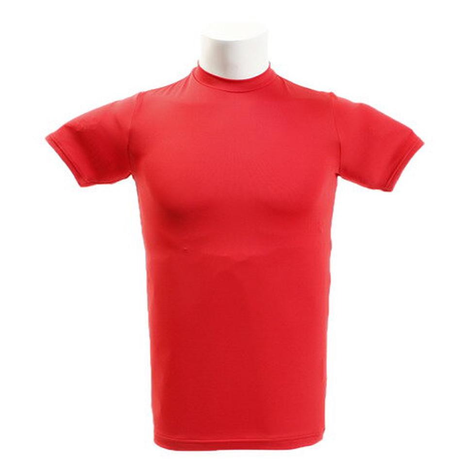 エックスティーエス(XTS) 野球 アンダーシャツ 半袖 ストレッチ クルーネック インナー シャツ 723G6ES4172 赤 (メンズ)