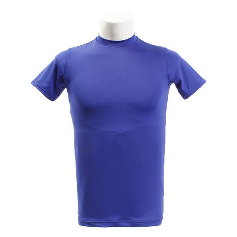 エックスティーエス(XTS) 野球 アンダーシャツ 半袖 ストレッチクルーネック インナー シャツ 723G6ES4172 青 (メンズ)