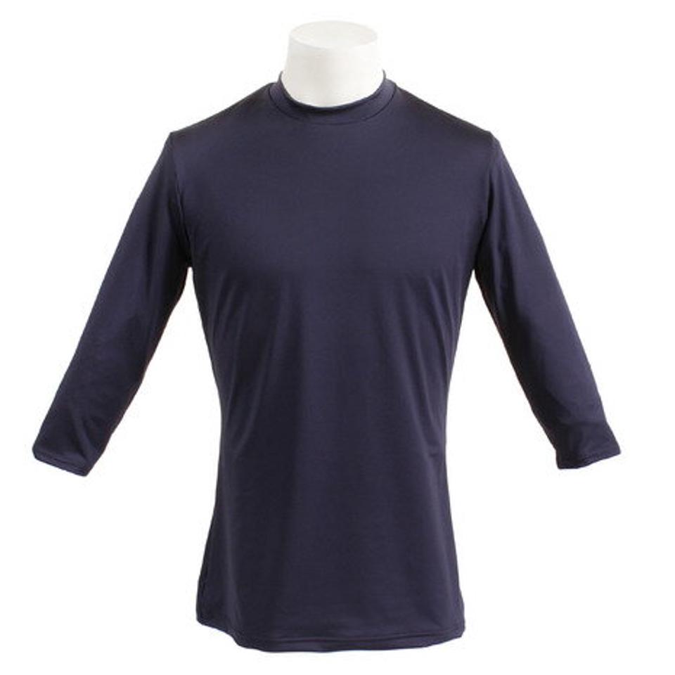 エックスティーエス(XTS) ストレッチ丸首7分袖シャツ 723G6ES4169 NVY (メンズ)