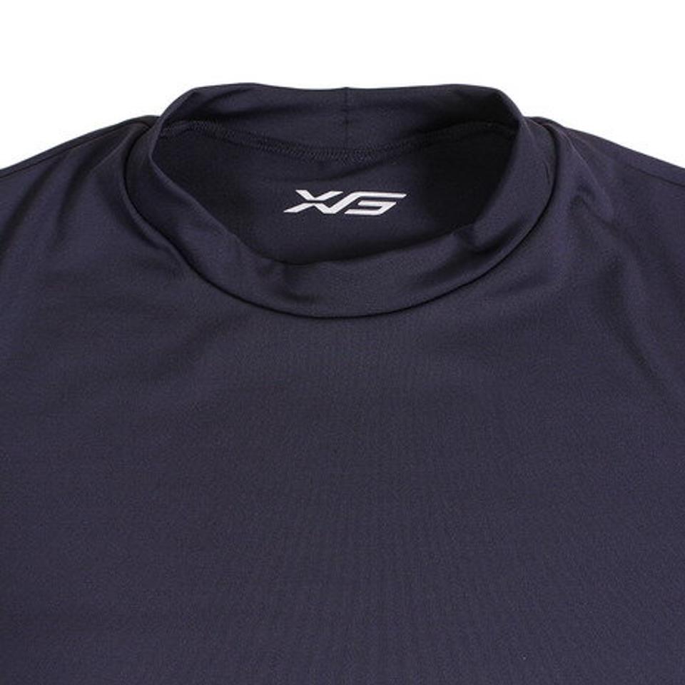 エックスティーエス(XTS) ストレッチ丸首7分袖シャツ 723G6ES4169 NVY (メンズ)