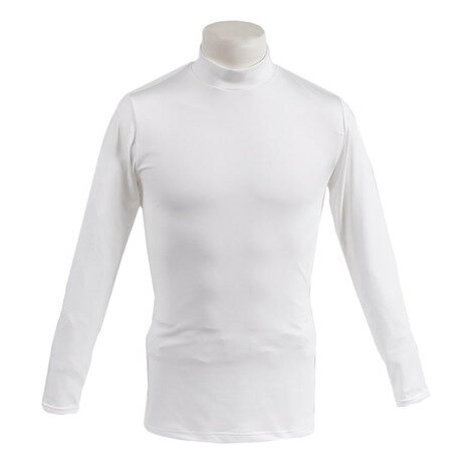 エックスティーエス(XTS) 野球 アンダーシャツ ストレッチ ハイネック 長袖 インナー シャツ 723G6ES4166 白 (メンズ)