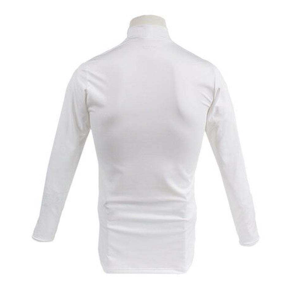 エックスティーエス(XTS) 野球 アンダーシャツ ストレッチ ハイネック 長袖 インナー シャツ 723G6ES4166 白 (メンズ)