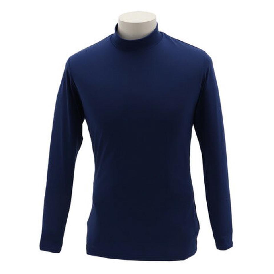 エックスティーエス(XTS) 野球 アンダーシャツ ストレッチ ハイネック 長袖 インナー シャツ 723G6ES4166 青 (メンズ)