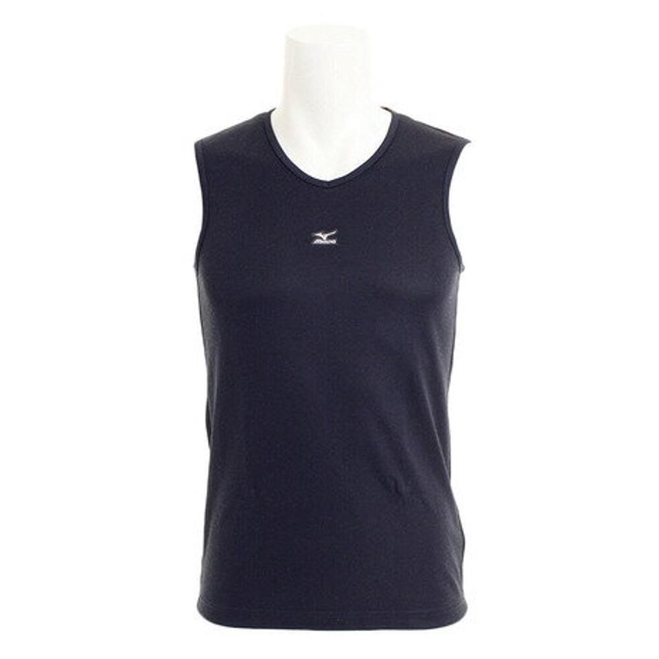 ミズノ(MIZUNO)(メンズ)ブレスサーモ Vネックノースリーブインナーシャツ 12JA6X-4114