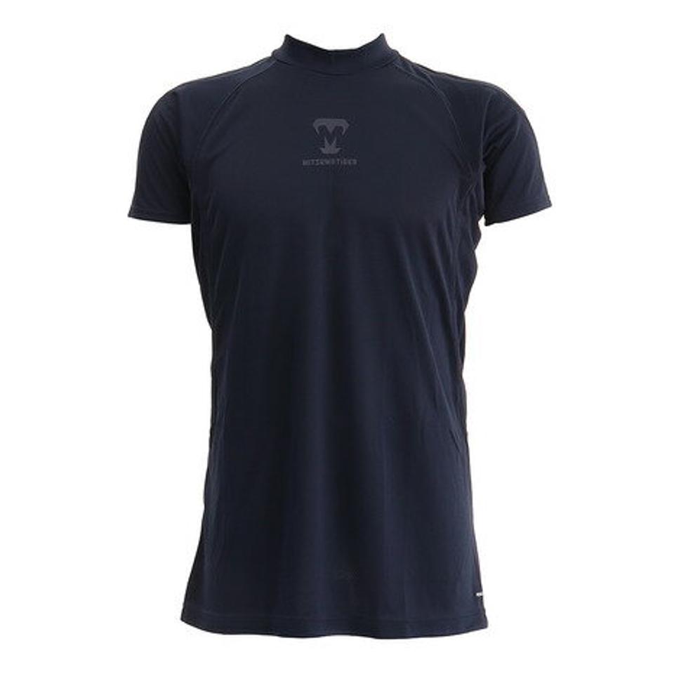 美津和タイガー(mitsuwa-tiger) 野球 アンダーシャツ 半袖 Revol Tiger ハイネック インナー シャツ UWRDYS-003-NVY ネイビー (メンズ)