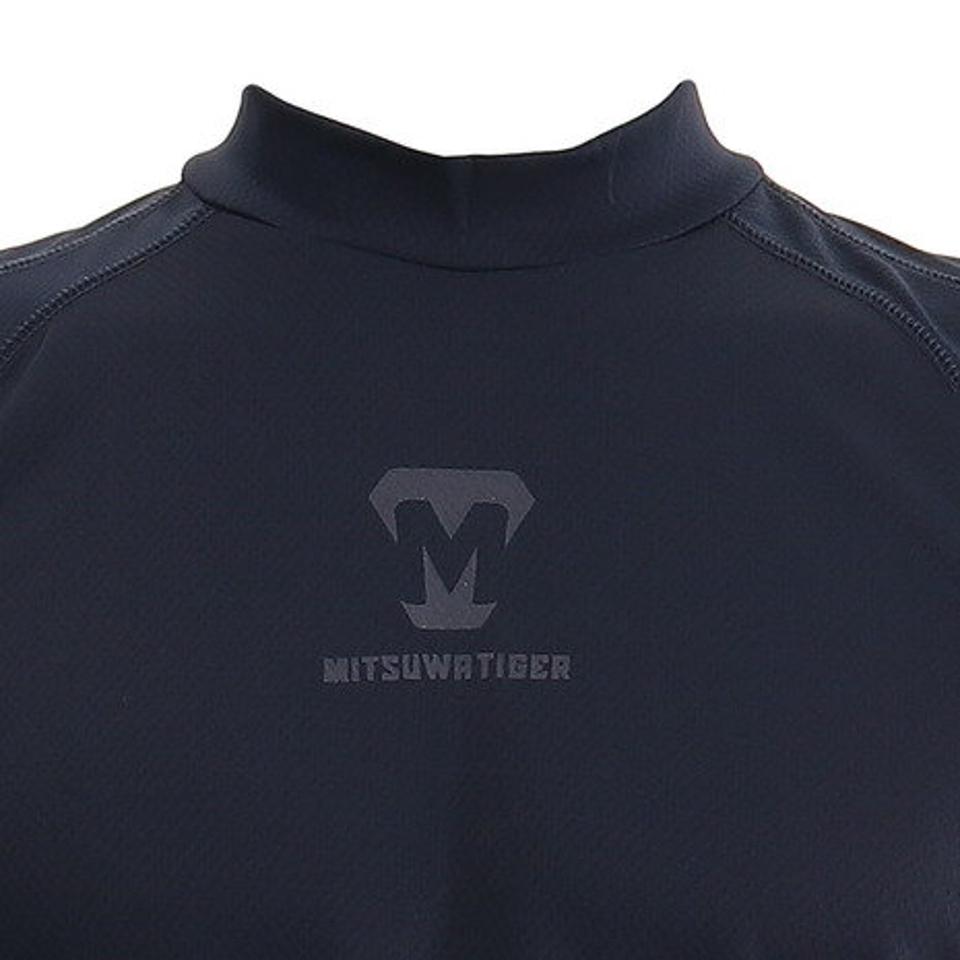 美津和タイガー(mitsuwa-tiger) 野球 アンダーシャツ 半袖 Revol Tiger ハイネック インナー シャツ UWRDYS-003-NVY ネイビー (メンズ)