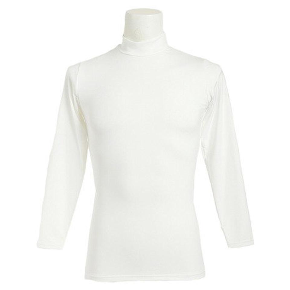 エックスティーエス(XTS) 野球 アンダーシャツ ストレッチ ハイネック 長袖 インナー シャツ 723G6ES4166 白 (メンズ)