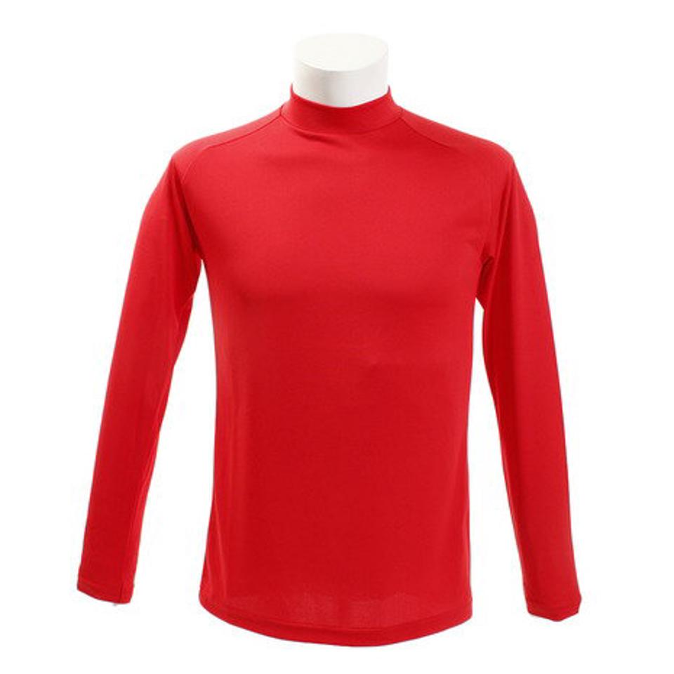 エックスティーエス(XTS) 野球 アンダーシャツ ドライプラス ハイネック 長袖 インナー シャツ 723G8ES2906 赤 (メンズ)