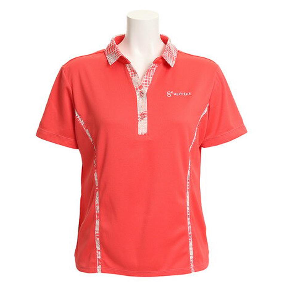 【10%OFFクーポン対象!6/16 1:59迄】ウィッテム(HUITIEME)(レディース)テニス ポロシャツ HU19S03LS733101PNK 吸汗速乾/UVカット