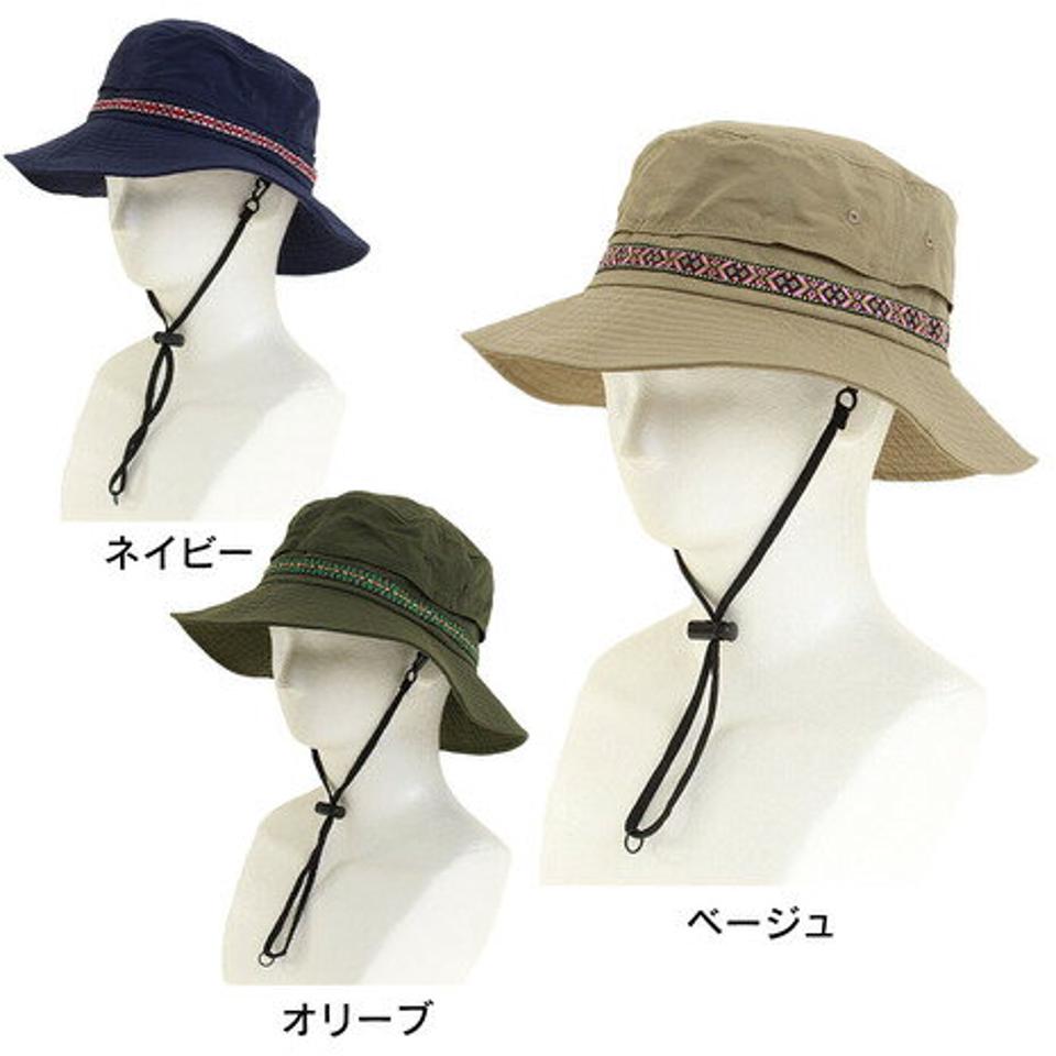 【7/17 9:59までエントリーでP5倍！】ホールアース（Whole Earth）（レディース） 帽子 キャップ チロリアン付き ハット WES17W03-7110