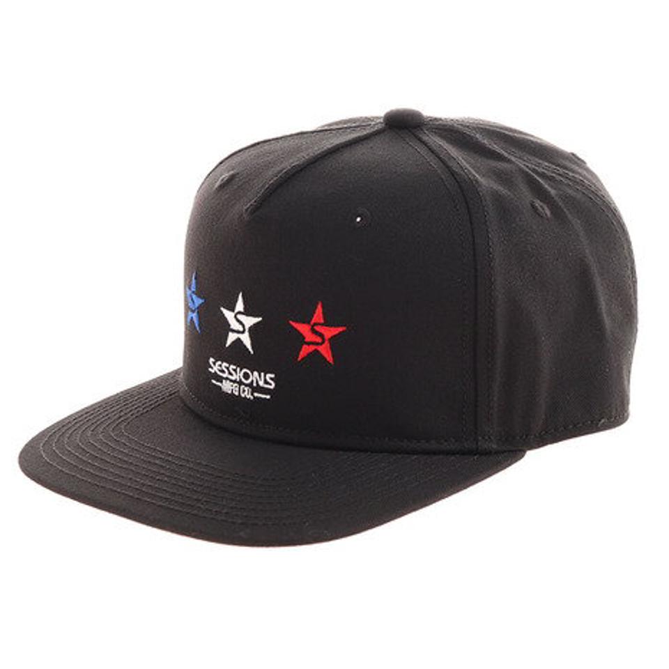セッションズ（SESSIONS）（メンズ）帽子 メンズ STAR EMBROIDERY BB キャップ 208128 BLXBL 日よけ