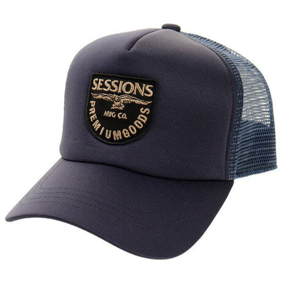 セッションズ（SESSIONS） 帽子 メンズ メッシュキャップ イーグルワッペンキャップ 208126 NVY 日よけ （メンズ）