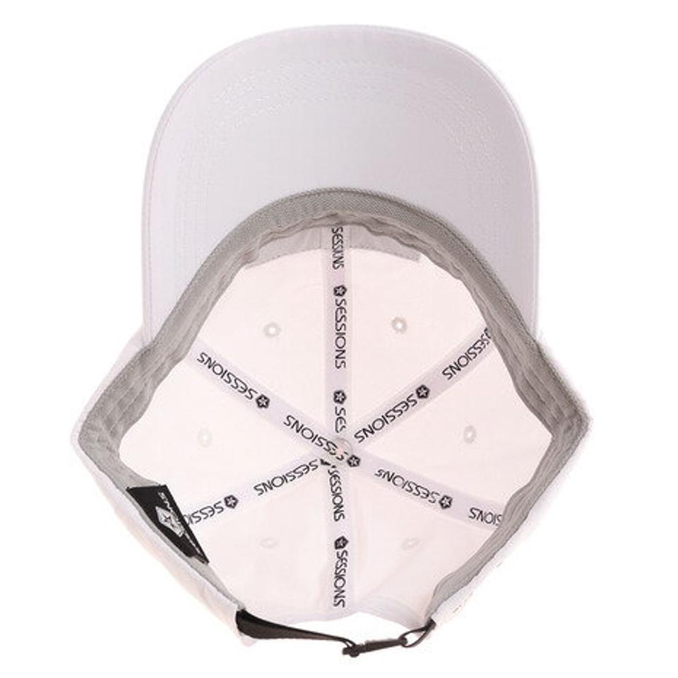 セッションズ（SESSIONS） 帽子 メンズ BARLOGO SILICONWAPPEN キャップ 208124 WHT 日よけ ランニングキャップ （メンズ）