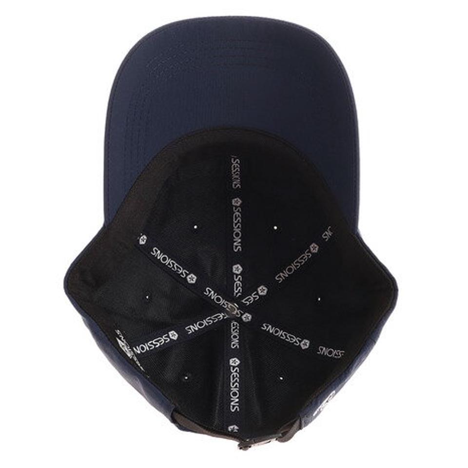 【5点以上で10％OFFクーポン！8/11まで】セッションズ（SESSIONS） 帽子 メンズ BARLOGO SILICONWAPPEN キャップ 208124 NVY 日よけ ランニングキャップ （メンズ）
