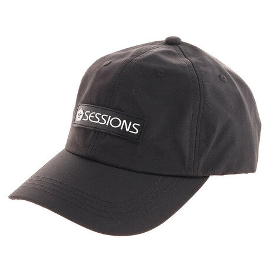 セッションズ（SESSIONS）（メンズ）帽子 メンズ BARLOGO SILICONWAPPEN キャップ 208124 BLK 日よけ ランニングキャップ