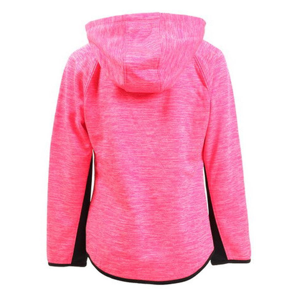 アンダーアーマー（UNDER ARMOUR） ガールズ Elevate The Bra H フルジップフーディ 1332409 PTP/BLK/PTP オンライン価格 （キッズ）