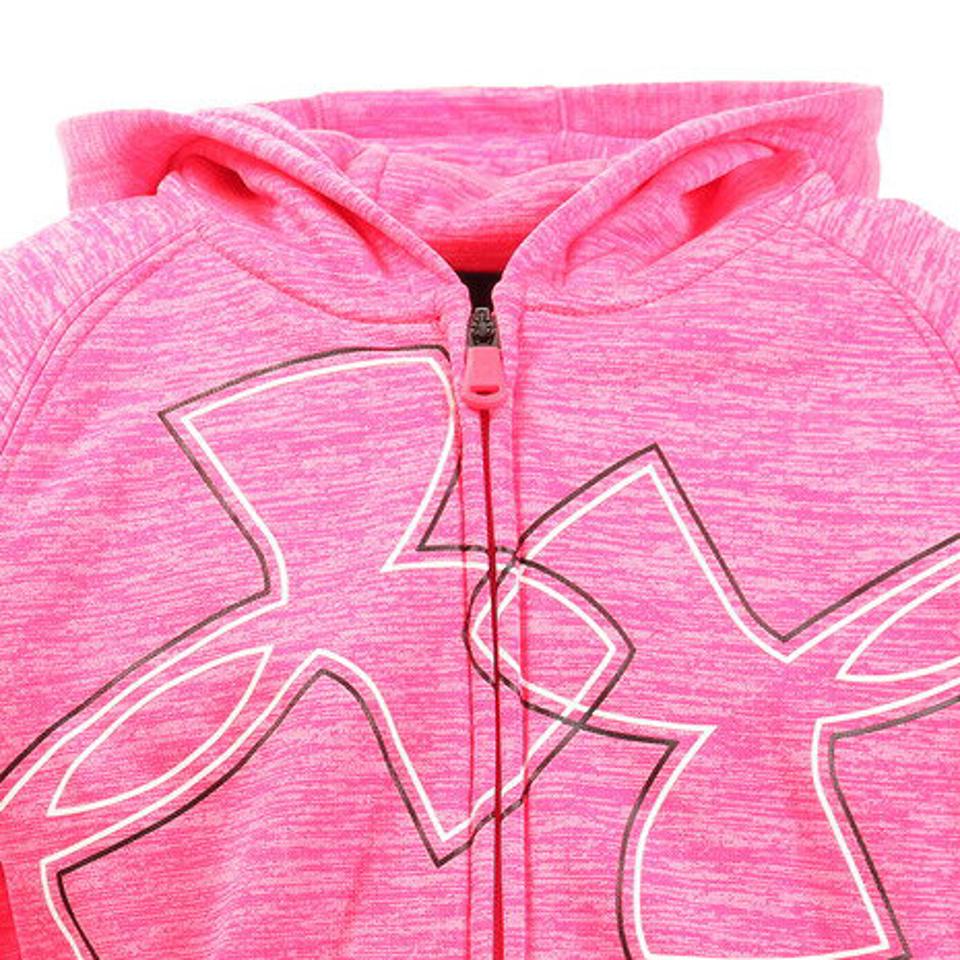 アンダーアーマー（UNDER ARMOUR） ガールズ Elevate The Bra H フルジップフーディ 1332409 PTP/BLK/PTP オンライン価格 （キッズ）