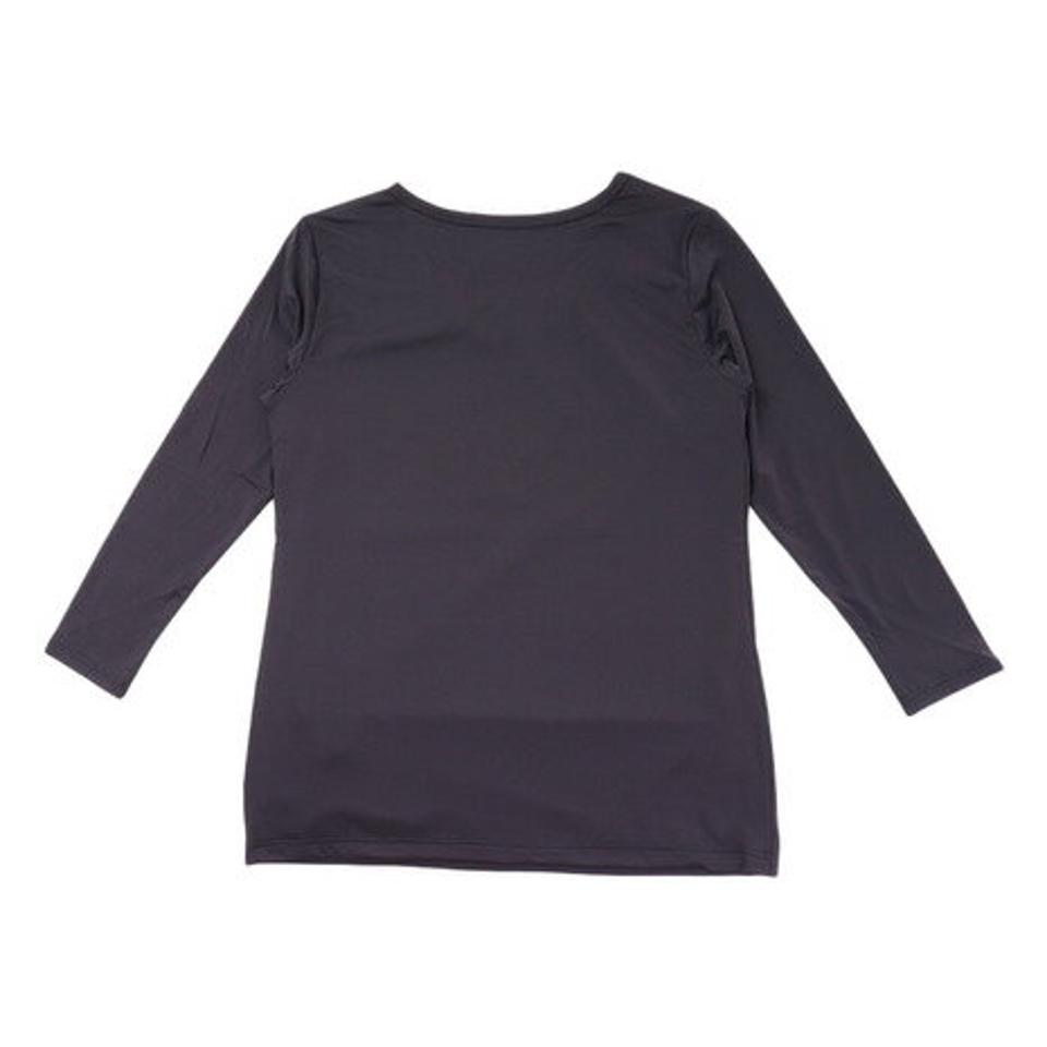 【10/15 24h限定 エントリー&対象3店舗買い回りで最大P10倍!】エーシーピージー(ACPG)(レディース)ウインドクロス 防風 8分袖クルーシャツ 無地 892PA9ASC5006BLK 防寒