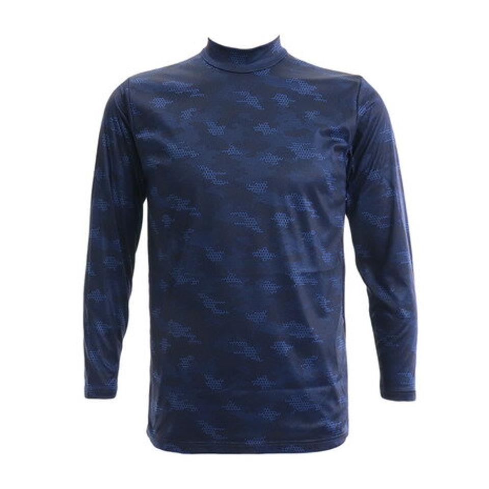 エーシーピージー(ACPG) ウインドクロス 防風 長袖ハイネックシャツ カモ 891PA9ASC5003NVY (メンズ)