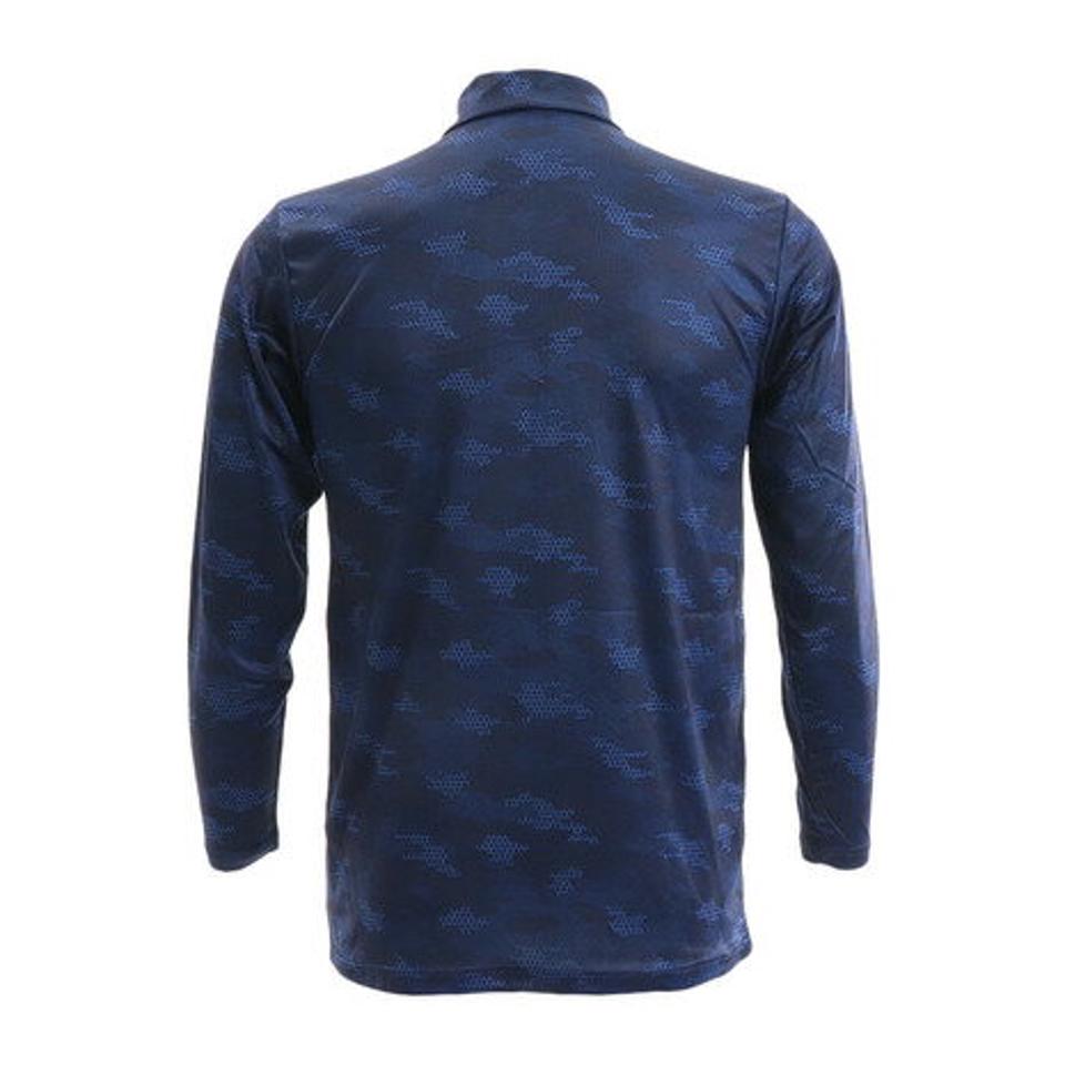 エーシーピージー(ACPG) ウインドクロス 防風 長袖ハイネックシャツ カモ 891PA9ASC5003NVY (メンズ)