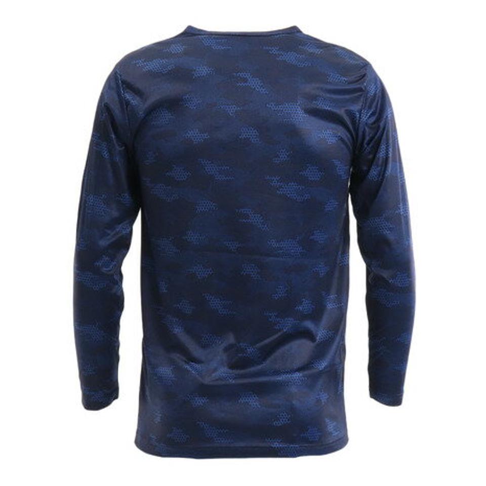 エーシーピージー(ACPG) ウインドクロス 防風 長袖クルーシャツ カモ 891PA9ASC5001NVY (メンズ)