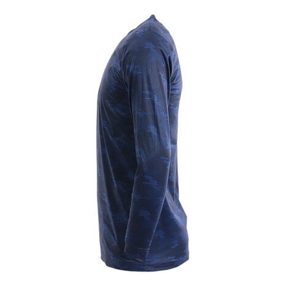 エーシーピージー(ACPG) ウインドクロス 防風 長袖クルーシャツ カモ 891PA9ASC5001NVY (メンズ)