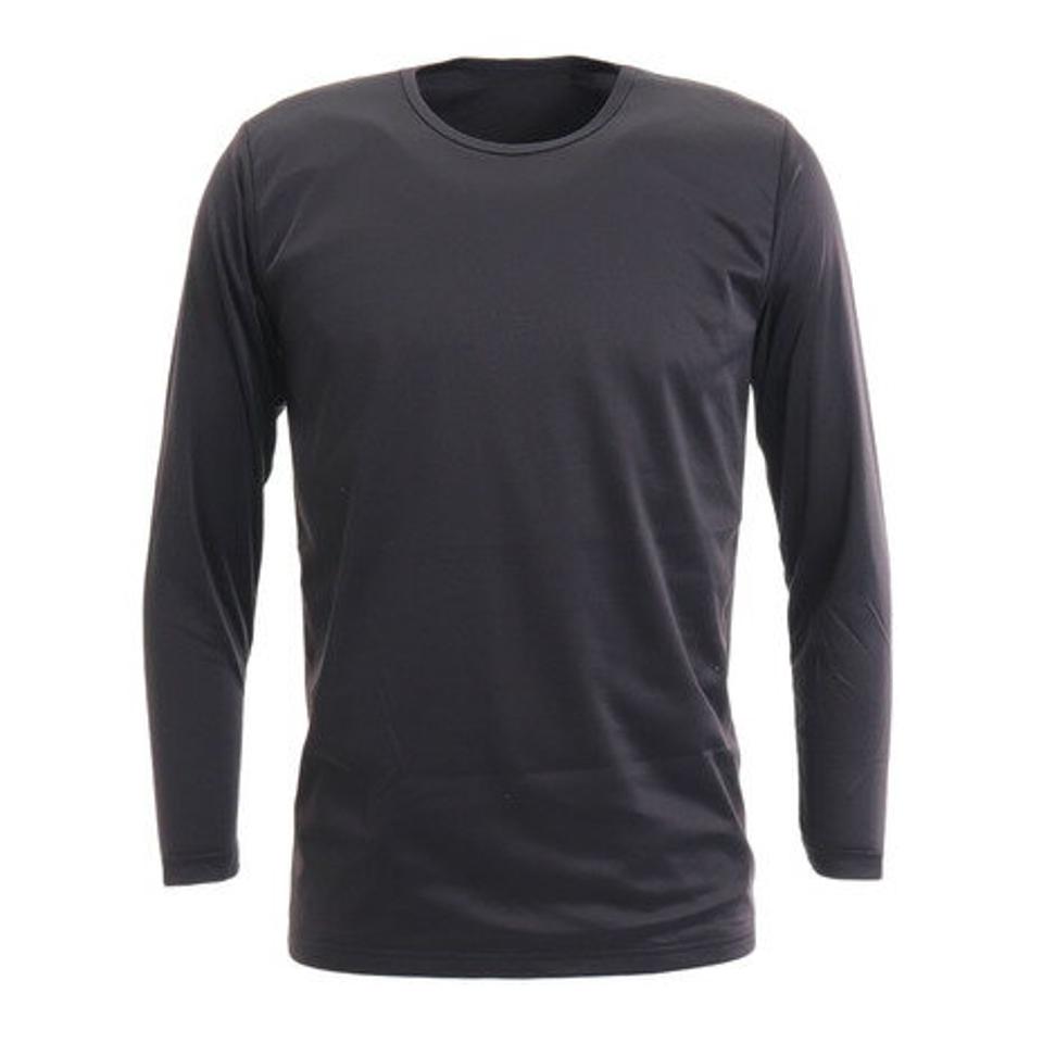 エーシーピージー(ACPG)(メンズ)ウインドクロス 防風 長袖クルーシャツ 無地 891PA9ASC5000BLK 防寒