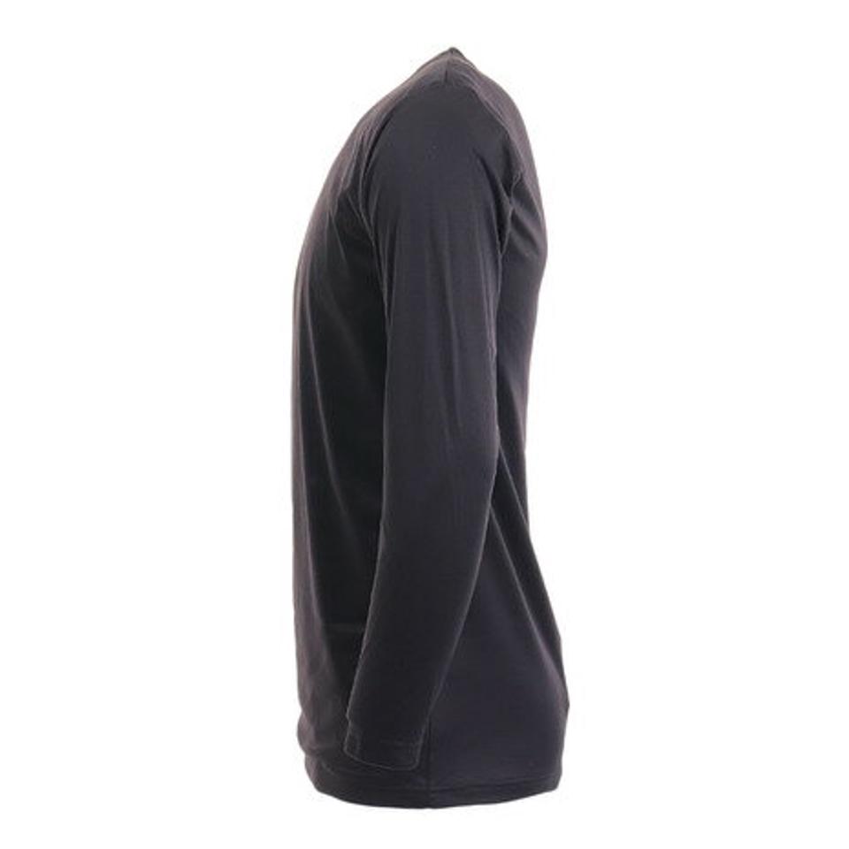 エーシーピージー(ACPG)(メンズ)ウインドクロス 防風 長袖クルーシャツ 無地 891PA9ASC5000BLK 防寒