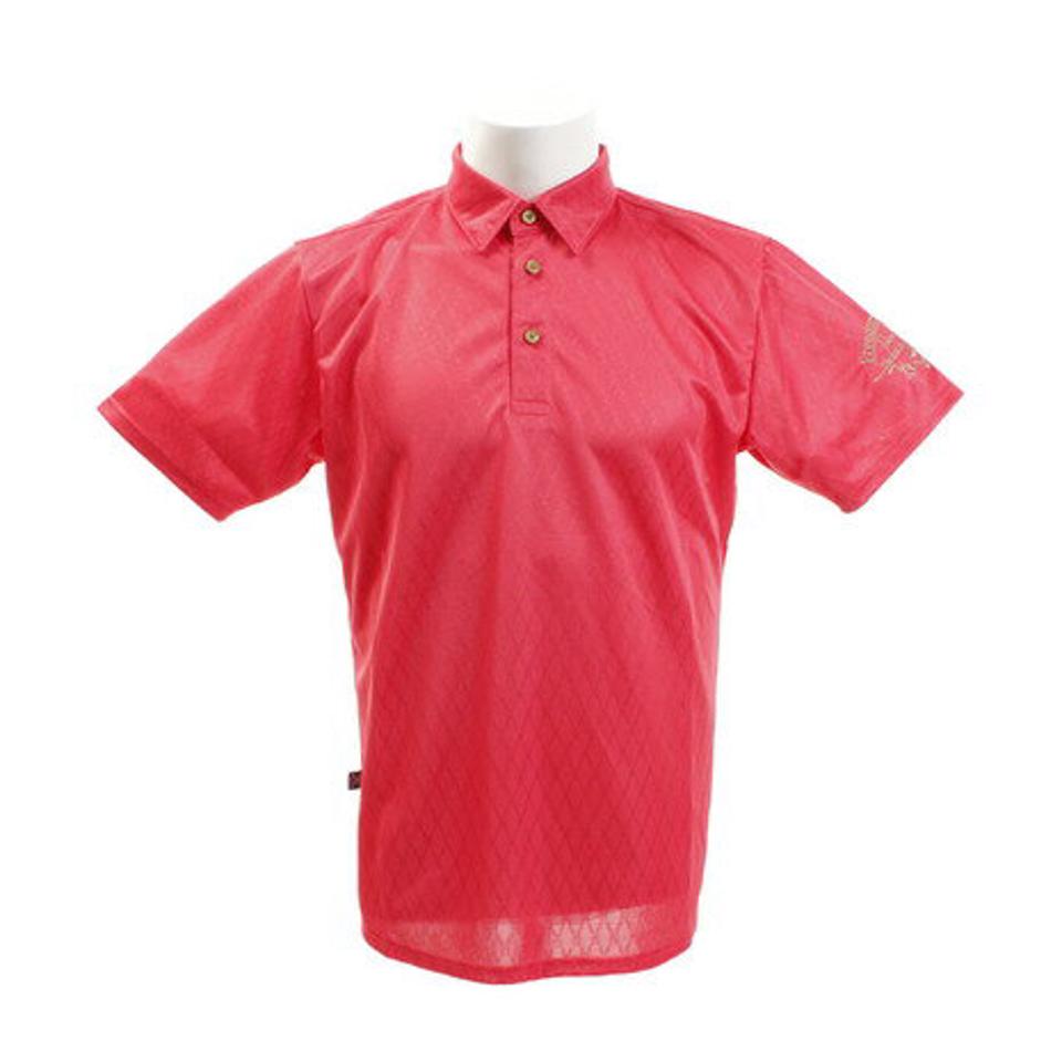 ブリヂストンゴルフ(BRIDGESTONE GOLF) ゴルフウェア ダイヤジャガードポロシャツ NSMX1APK (メンズ)