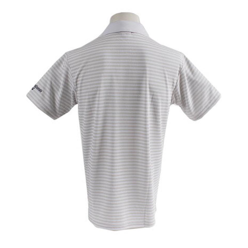 トランスコンチネンツ(TRANS CONTINENTS) ゴルフウェア メンズ ワッフルボーダー 半袖ポロシャツ 19STRZ08-WH オンライン価格 (メンズ)