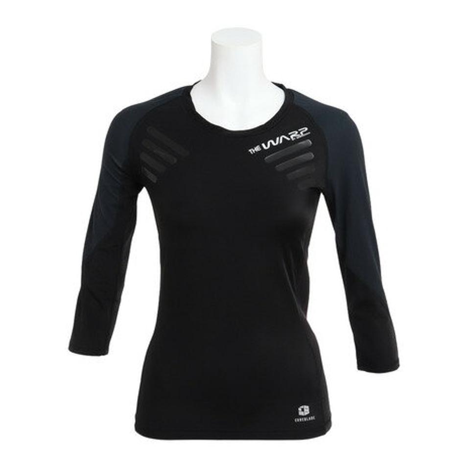 【SOY受賞記念1/30 9:59までエントリーでP4倍】ザ・ワープ・バイ・エネーレ(The Warp By Ennerre)(レディース)マッスルメーカー 1.5 コンプレッションウェア 3/4スリーブ WB38HT03 BLK オンライン価格